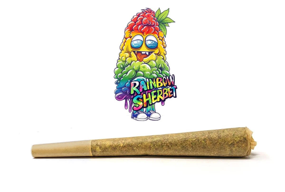 rainbow sherbet preroll only at BudShop